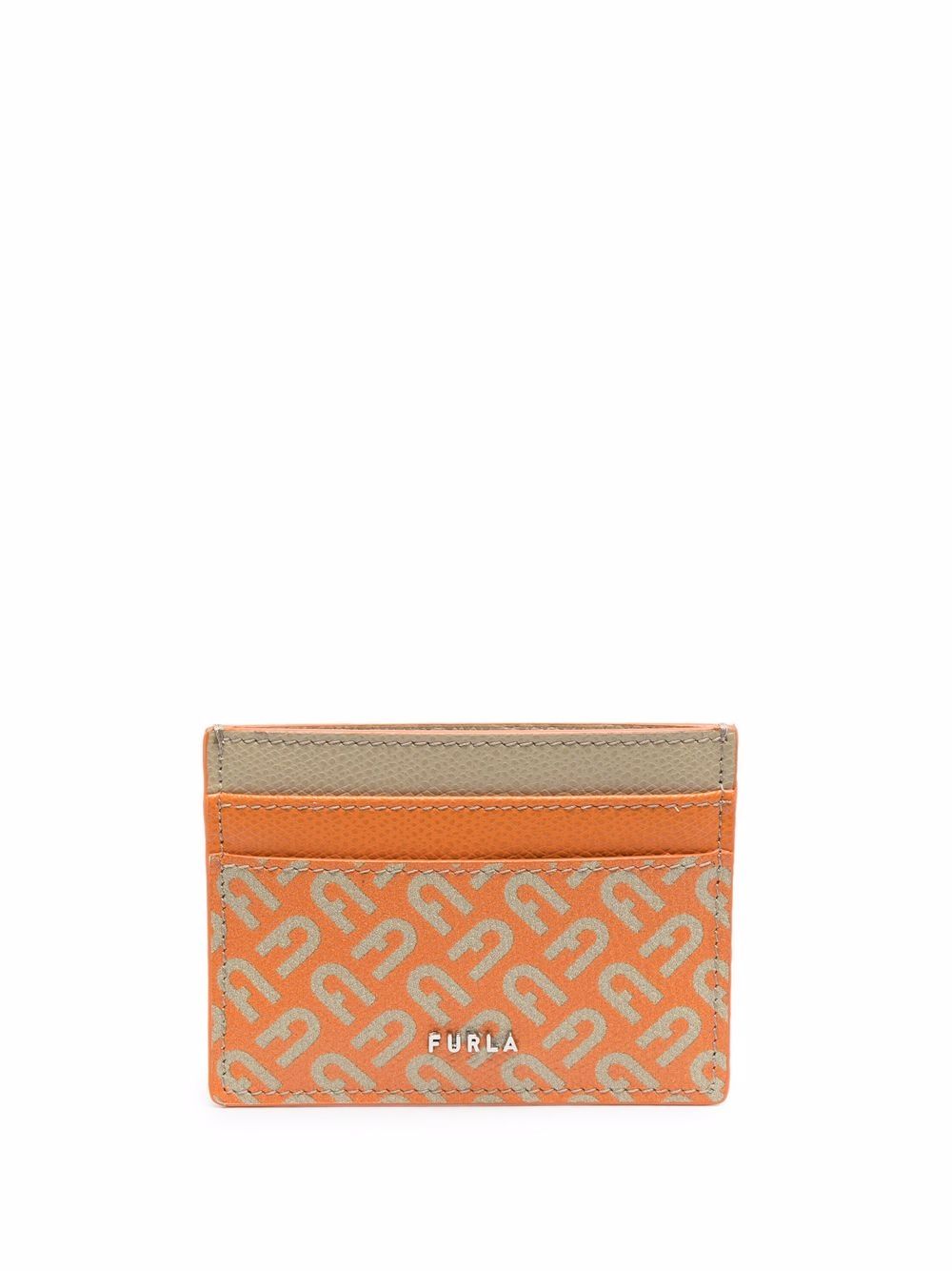 Furla картхолдер с монограммой