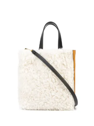 Shearling tote bag Clearance