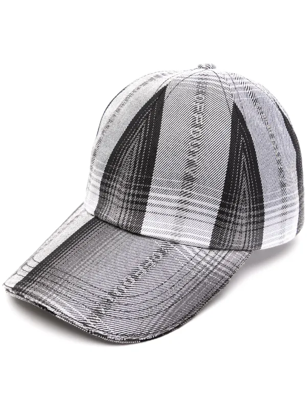 Shop Off Duty logo-jacquard striped cap 