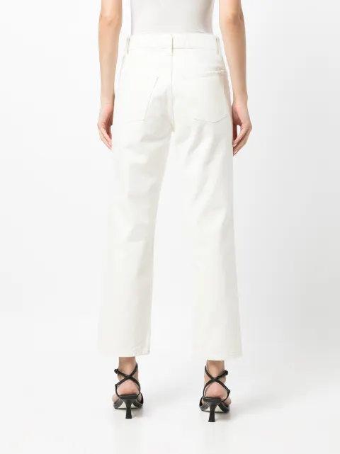 Nobody Denim white Hardy straight-leg 
