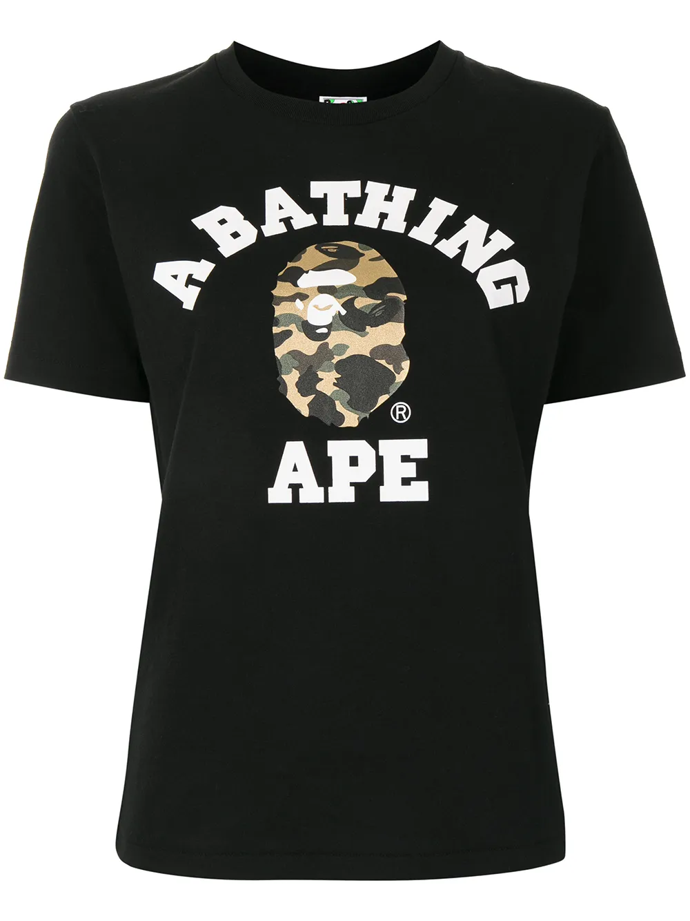 фото A bathing ape® футболка с принтом camo college
