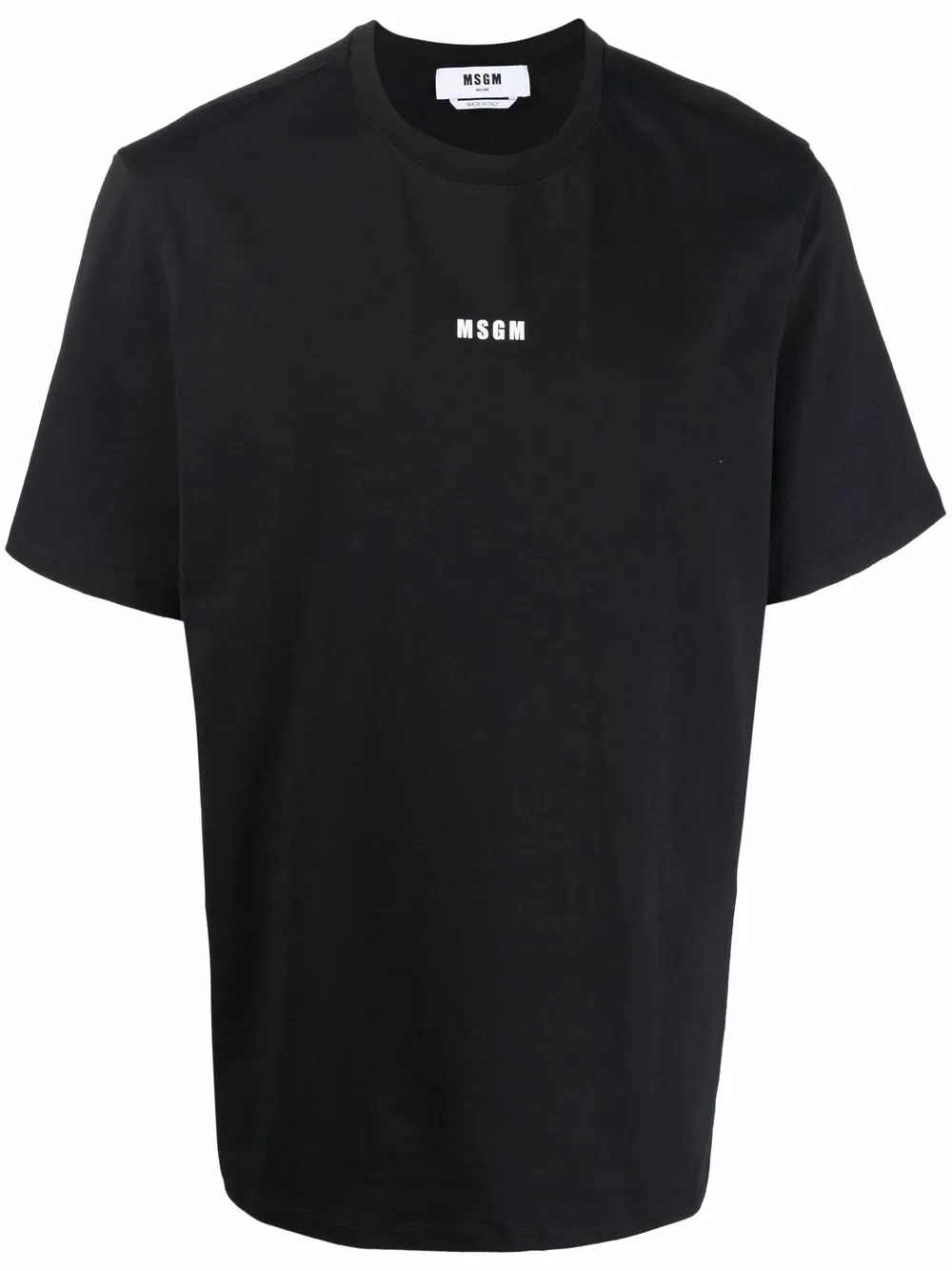 MSGM logo print Cotton T shirt Farfetch