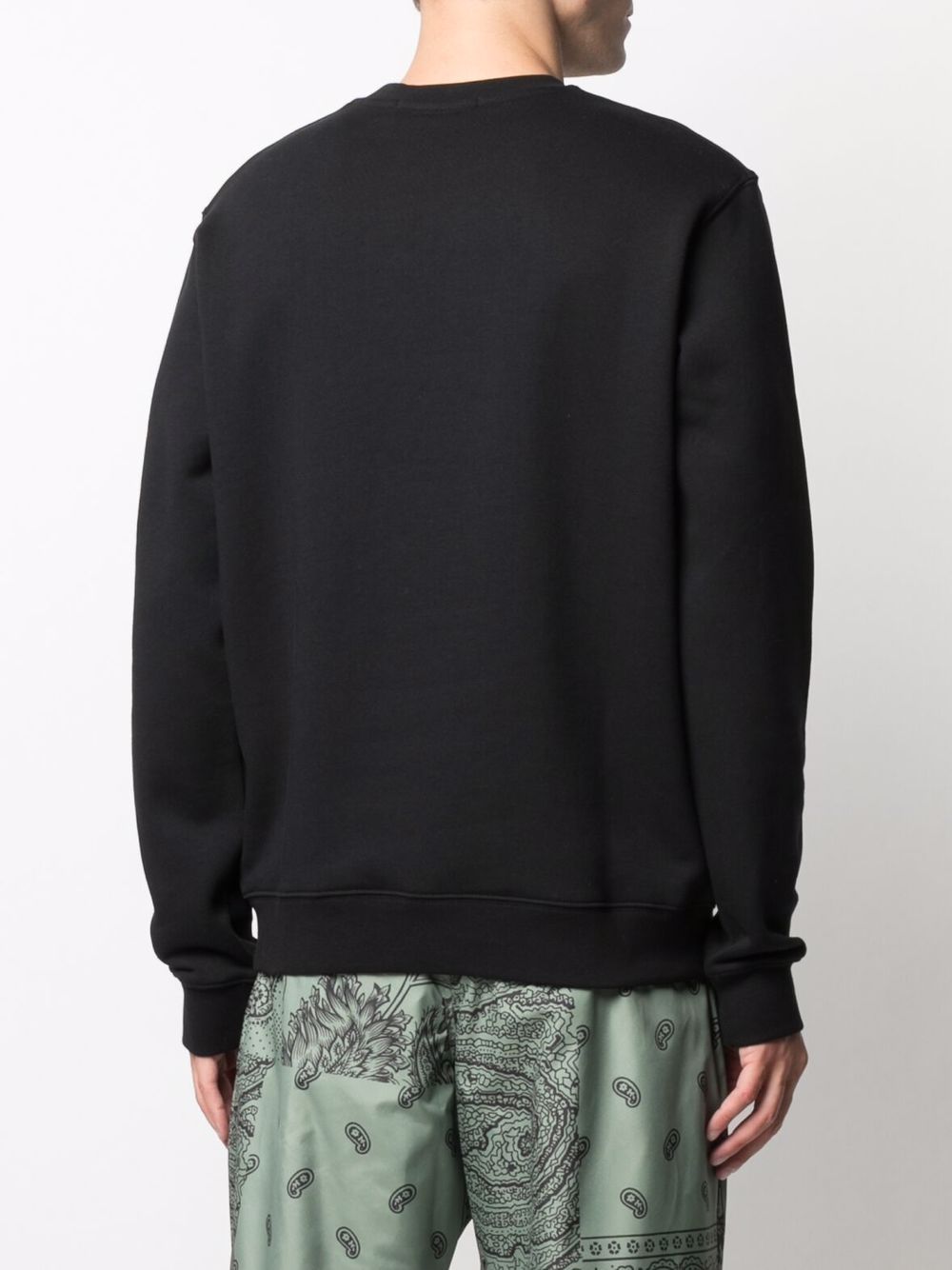 Shop Msgm Logo-print Sweatshirt In Black