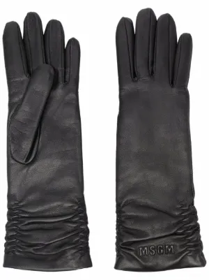 Maison Margiela レザーグローブ | ブラック | FARFETCH JP