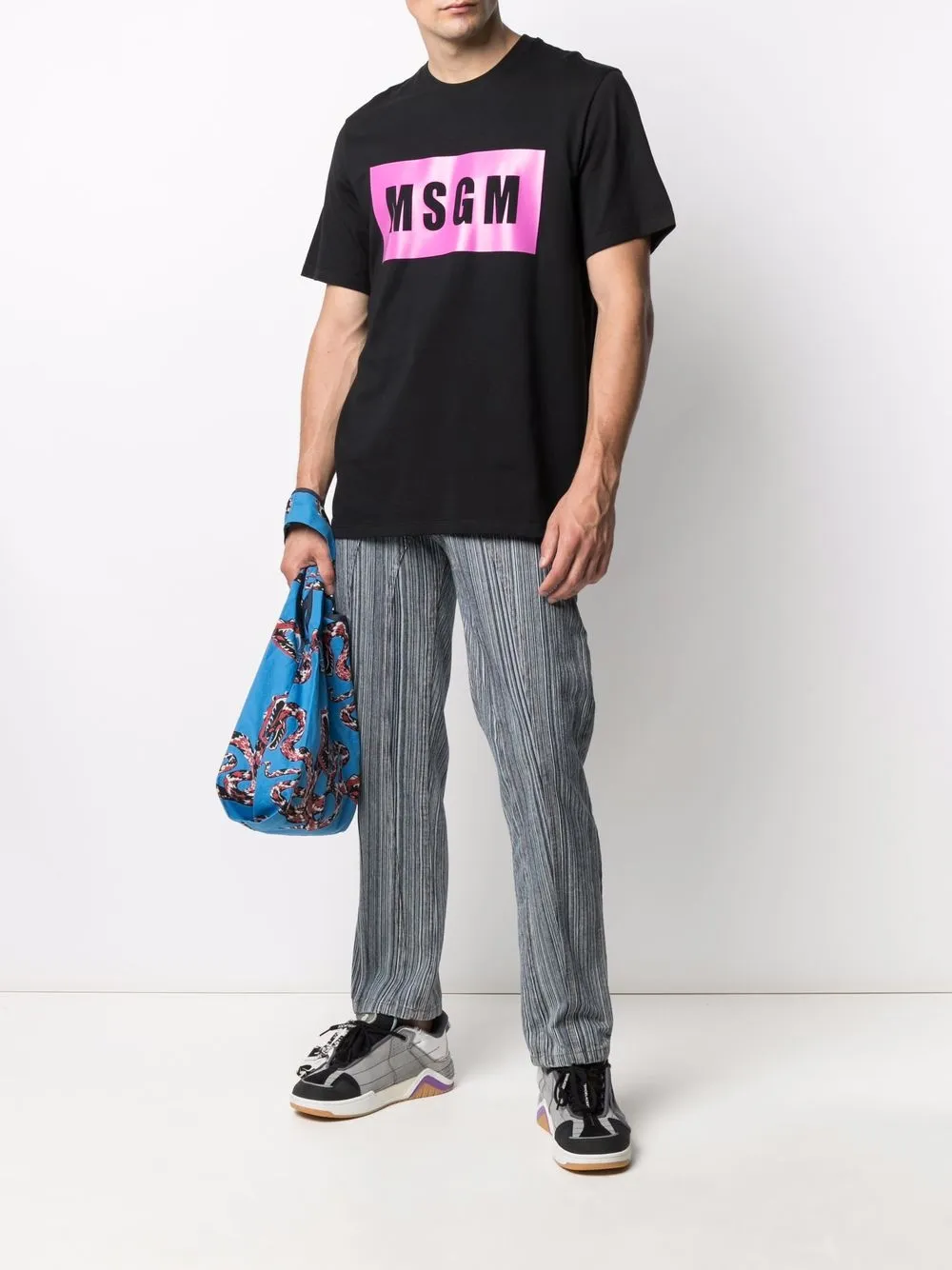 фото Msgm футболка с логотипом