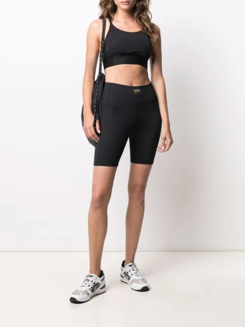 Nike gold-logo Cycling Shorts - Farfetch