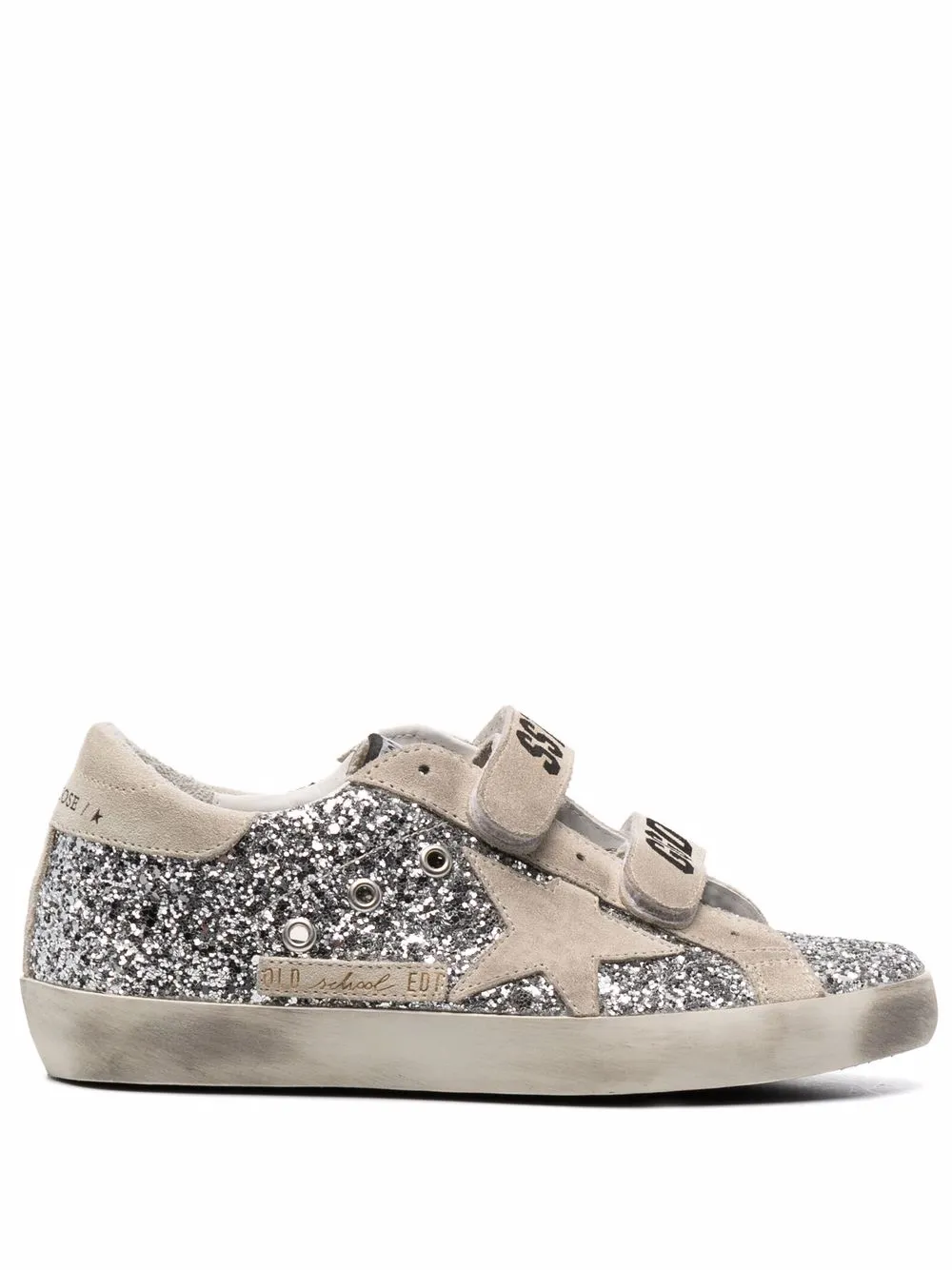 фото Golden goose кеды s-star с блестками