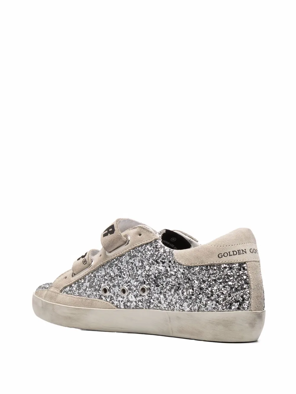 фото Golden goose кеды s-star с блестками