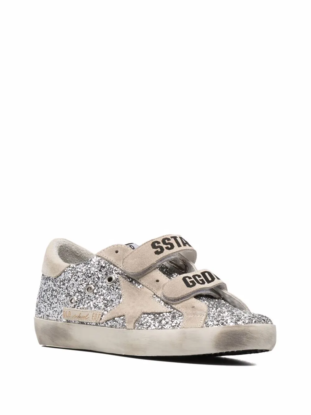 фото Golden goose кеды s-star с блестками