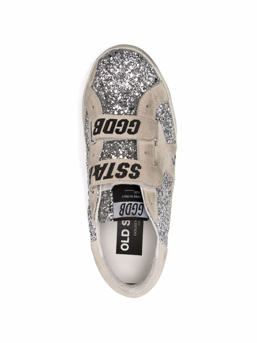 фото Golden goose кеды s-star с блестками