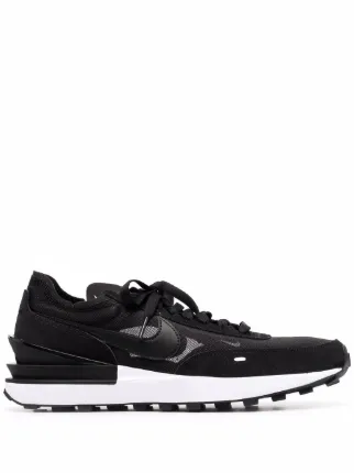 nike waffle one black and white