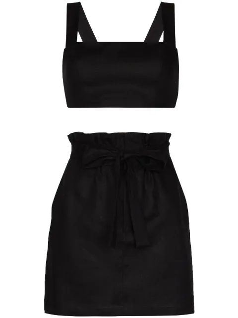 Reformation Conjunto 2 peças Mora de linho