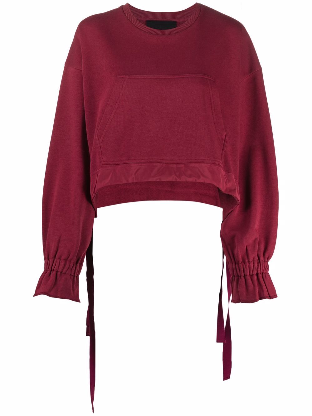 фото Red valentino gathered-detail long-sleeve blouse