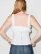 Reformation Candella ruffle strap top