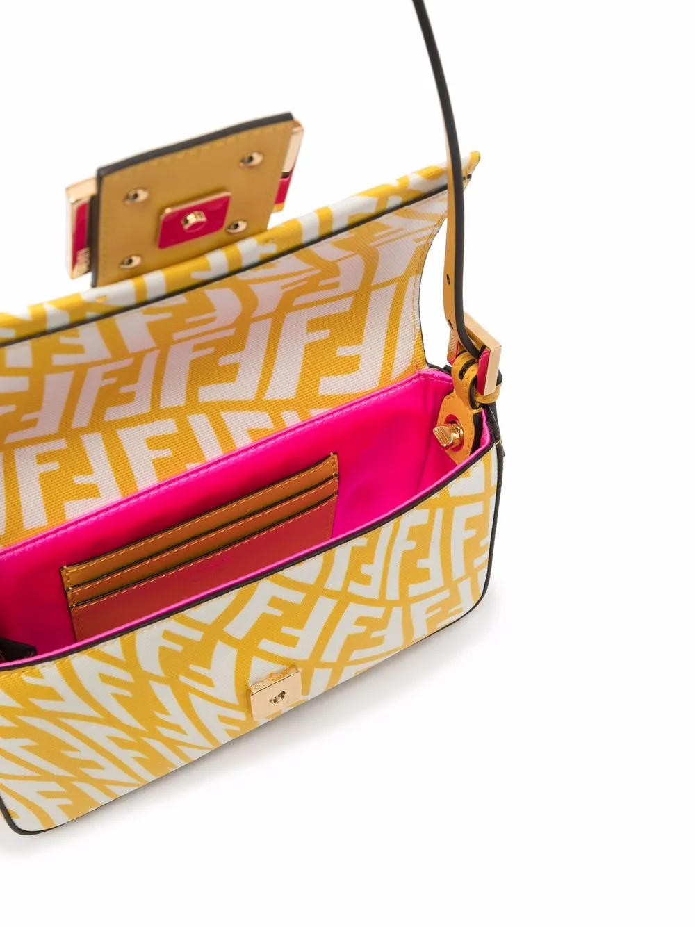 фото Fendi мини-сумка ff fisheye baguette 1997