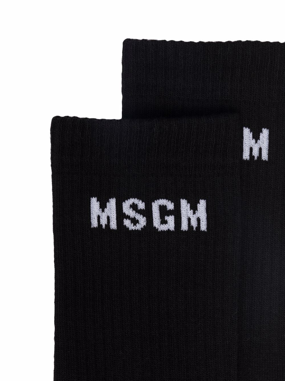 MSGM Sokken met logo - Zwart