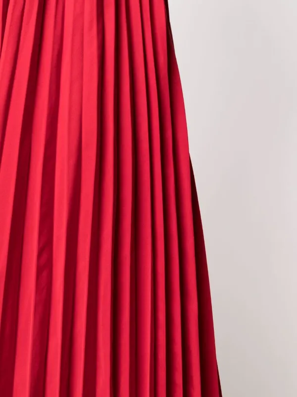 スカート Valentino Skirts Red Valentino Garavani Fully Pleated Midi Skirt | Red | FARFETCH