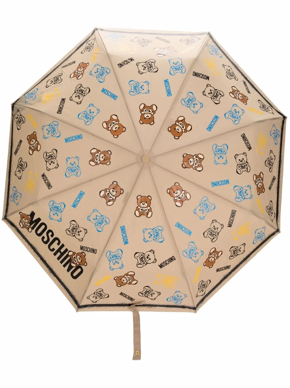 

Moschino Teddy Bear-handle printed umbrella - Neutrals