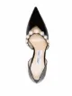 Jimmy Choo Sapato Aurelie com salto 85mm e aplicação de esferas peroladas