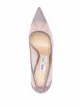 Jimmy Choo glitter-detail pointed-toe pumps