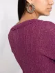 M Missoni ruffle-trim glitter cardigan