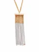 الصورة 1 من MM6 Maison Margiela قلادة بدلاية سلسلة متداخلة