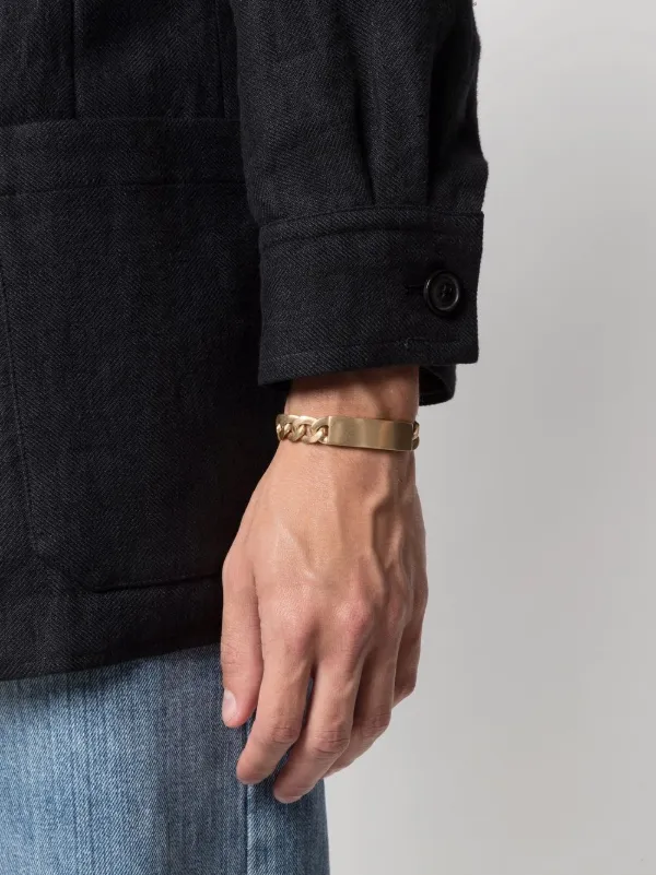 ゴールド【極美品】Maison Margiela ID BRACELET Gold