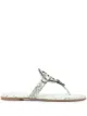 Imagem 1 de Tory Burch Sandália Miller com efeito pele de cobra
