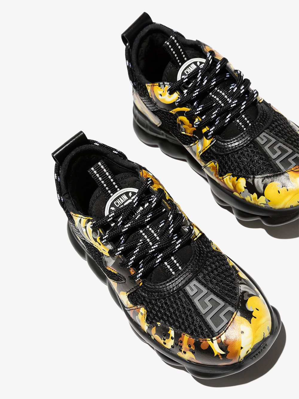 Shop Versace Little Kid's & Kid's Chain Reaction Sneakers