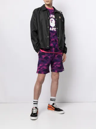 camouflage-print track shorts展示图