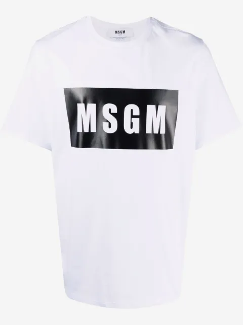 MSGM t-shirt à logo imprimé