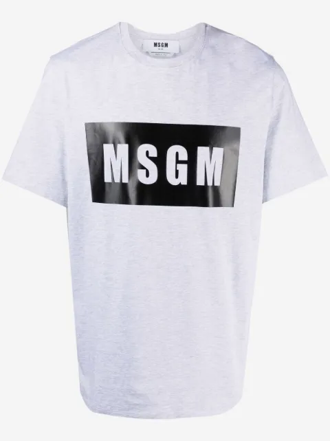 MSGM logo-print cotton T-shirt