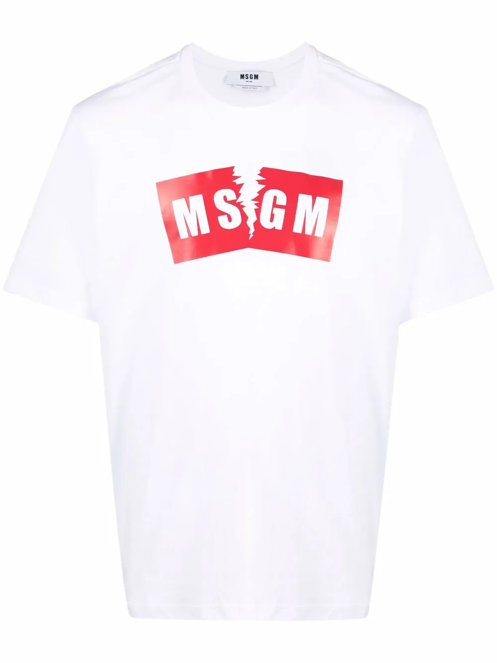 

MSGM playera con logo - Blanco