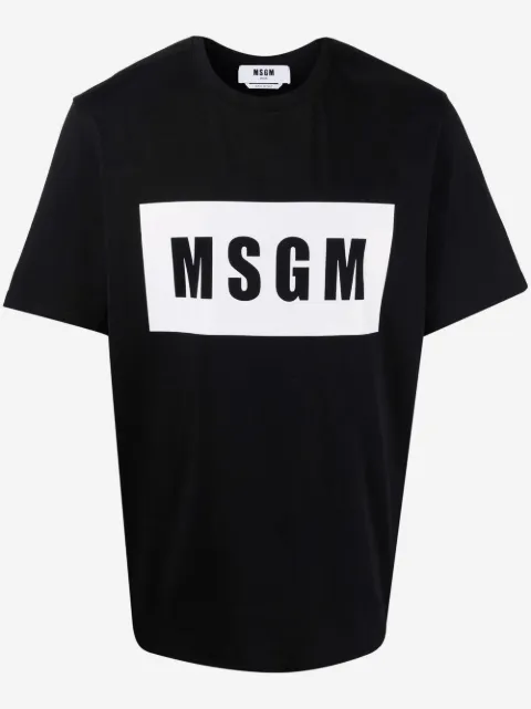 MSGM logo-print cotton T-shirt