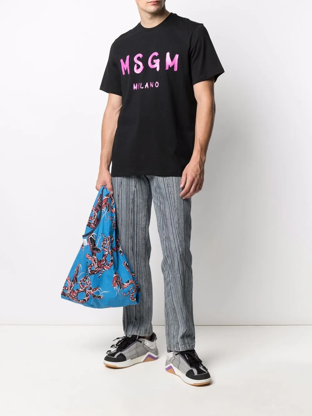 фото Msgm футболка с логотипом