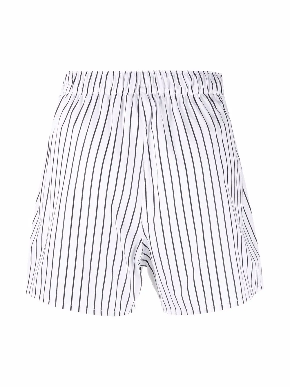 Msgm Logo-patch Striped Boxers In White