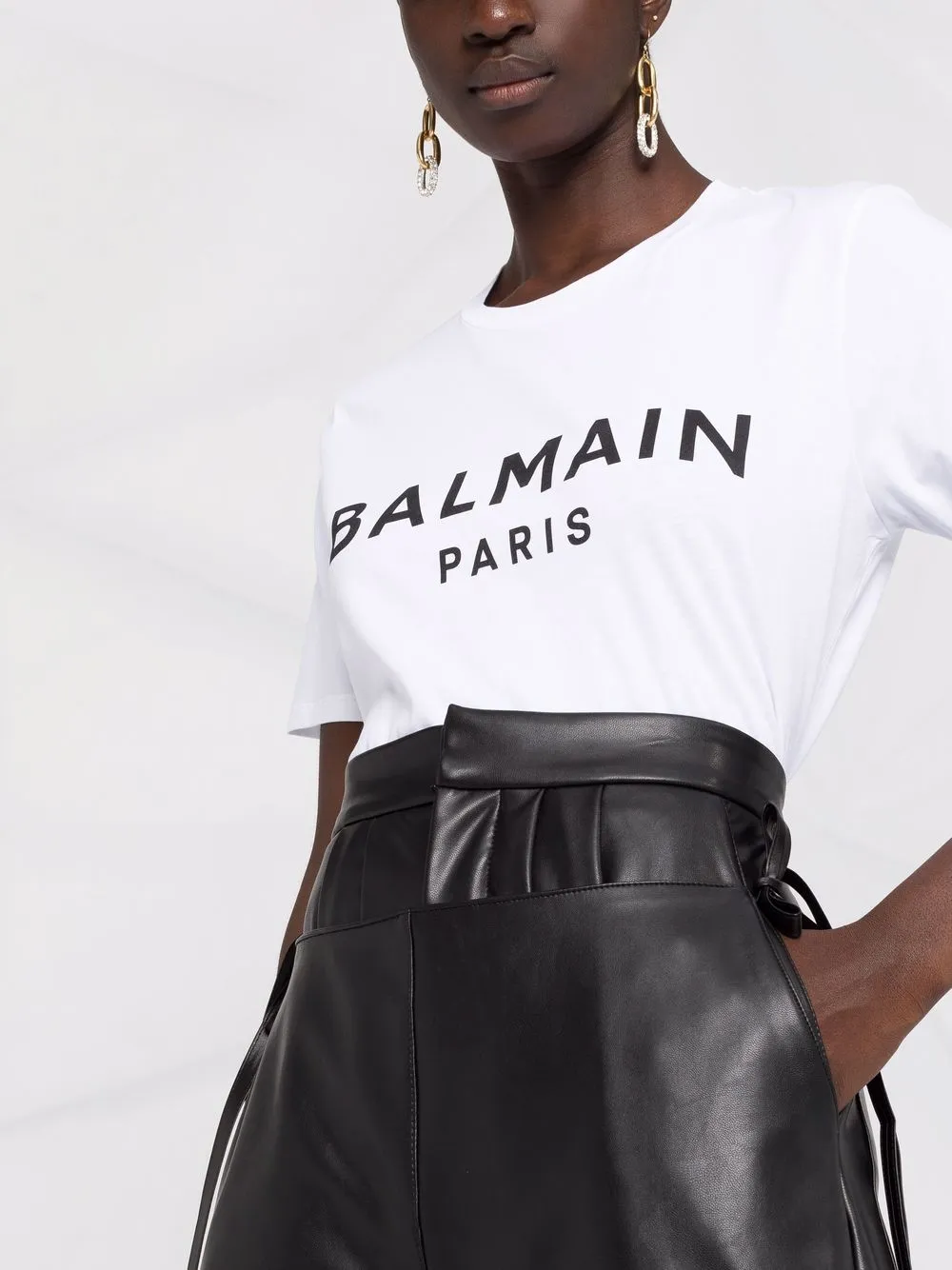 фото Balmain футболка с логотипом