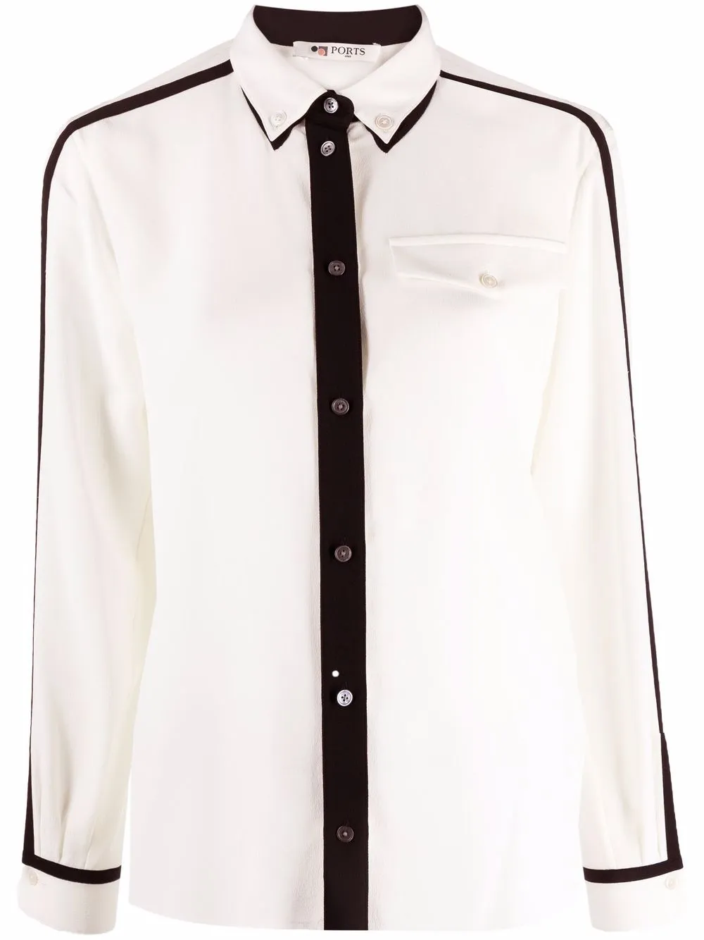 Ports 1961 рубашка с контрастной отделкой