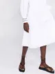 Ports 1961 draped cotton shirt dress