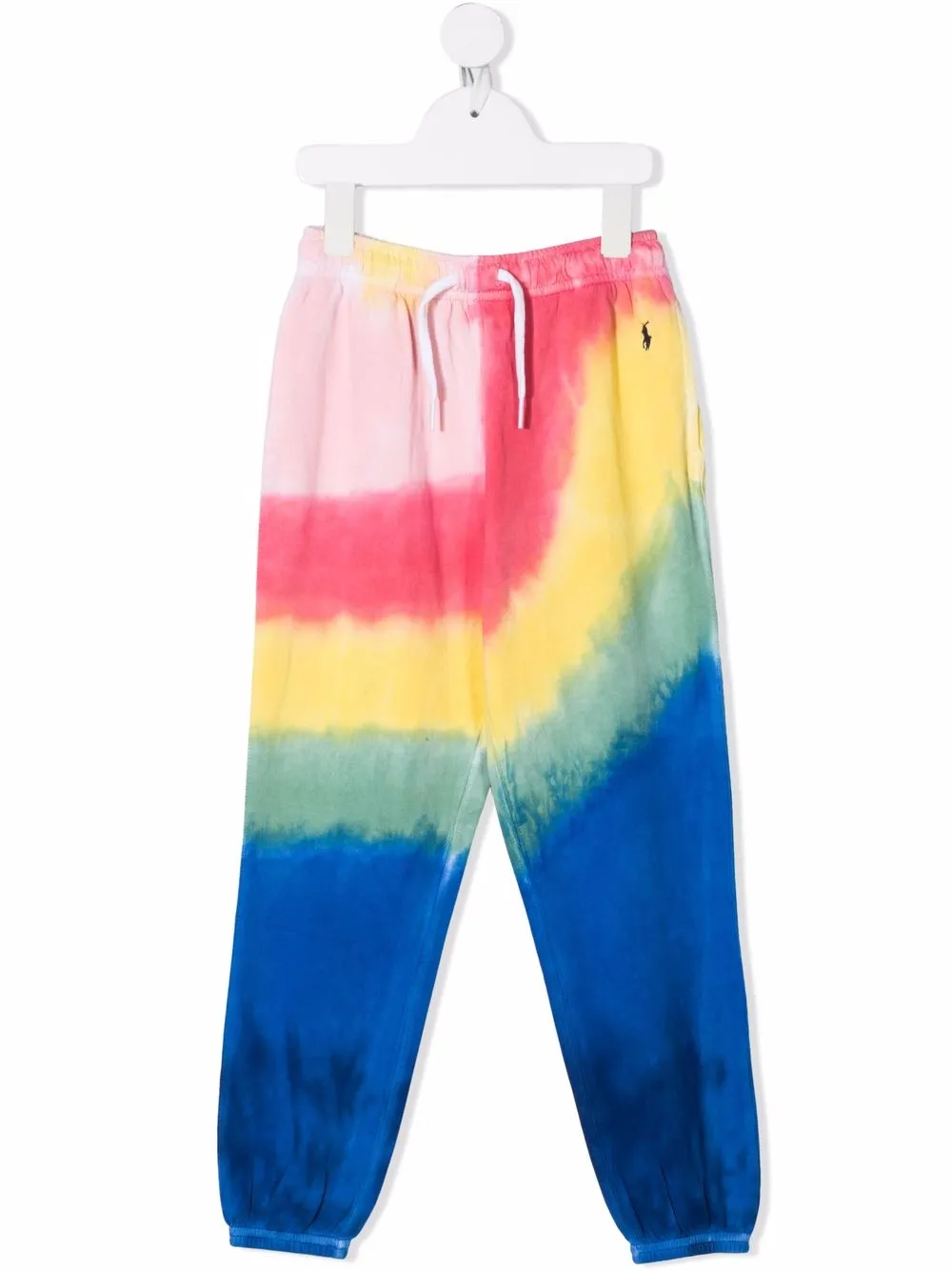 Ralph Lauren Kids joggers con motivo tie-dye - Rosado