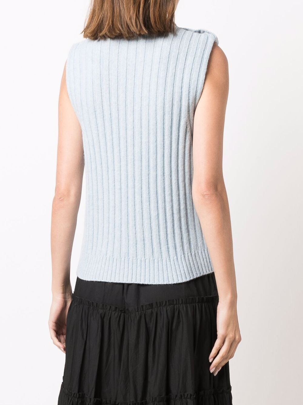 GANNI ribbed-knit Top - Farfetch