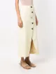 GANNI high-rise asymmetric skirt