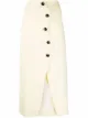 Image 1 of GANNI high-rise asymmetric skirt