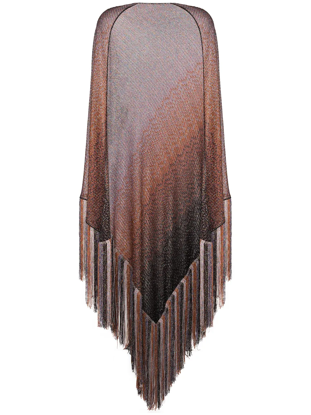 Image 1 of Missoni zigzag ombré poncho scarf
