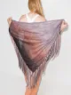 Missoni zigzag ombré poncho scarf