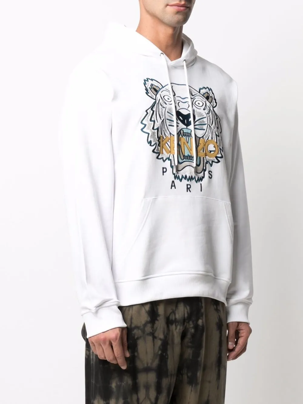 фото Kenzo худи свободного кроя с вышивкой tiger