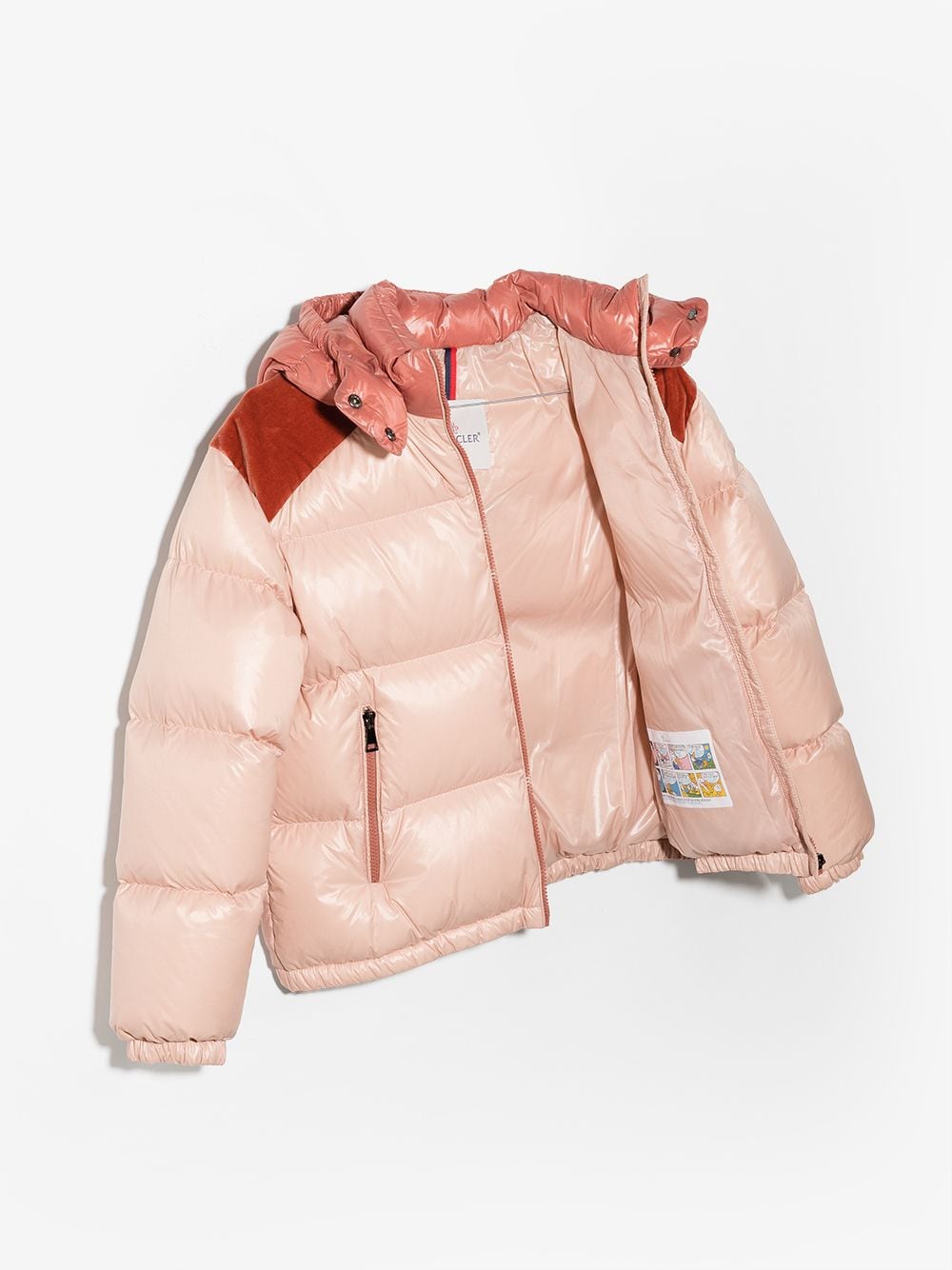 Image 2 of Moncler Enfant Chouelle zip-up padded jacket
