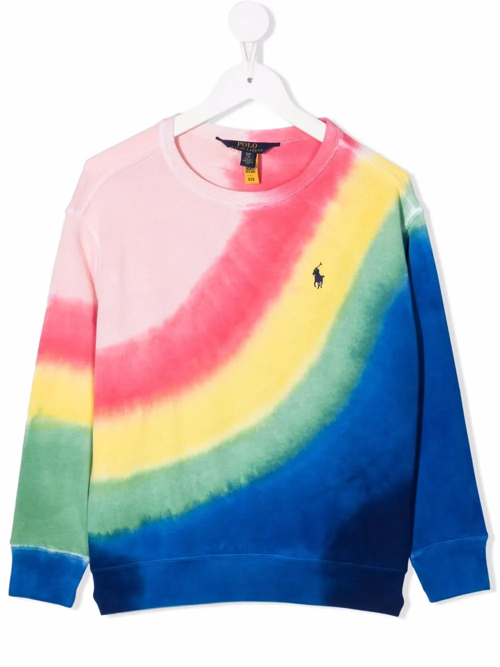 фото Ralph lauren kids толстовка с принтом тай-дай