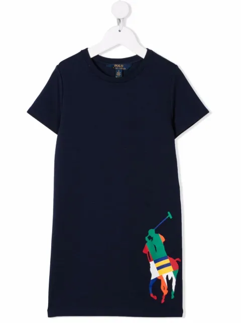 POLO RALPH LAUREN KIDS logo-printed T-shirt dress
