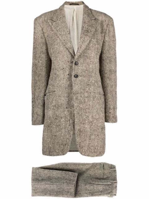 Comme Des Garçons Pre-Owned 1990s longer blazer two-piece suit